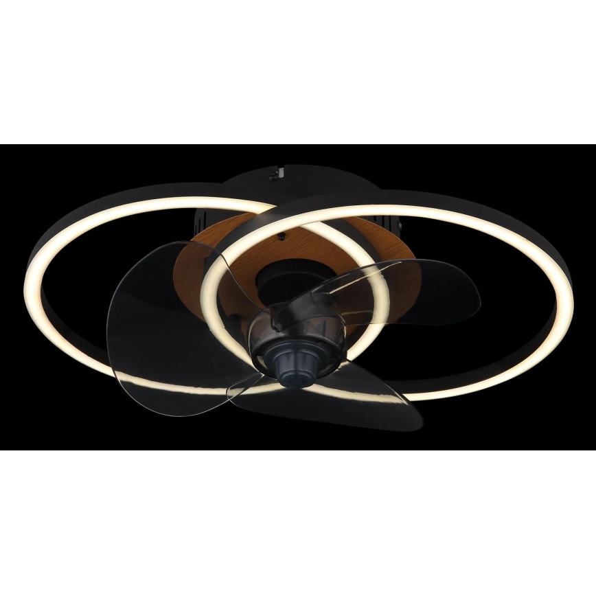 Globo - LED Prigušivi plafonski ventilator LED/24W/230V 2700-6500K + Daljinski upravljač