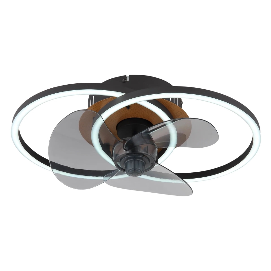 Globo - LED Prigušivi plafonski ventilator LED/24W/230V 2700-6500K + Daljinski upravljač