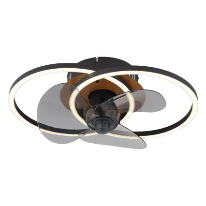 Globo - LED Prigušivi plafonski ventilator LED/24W/230V 2700-6500K + Daljinski upravljač