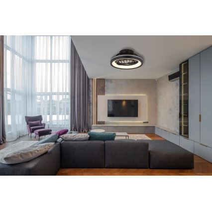 Globo - LED RGB Prigušivi stropni ventilator LED/40W/230V 2700-6500K + Daljinski upravljač