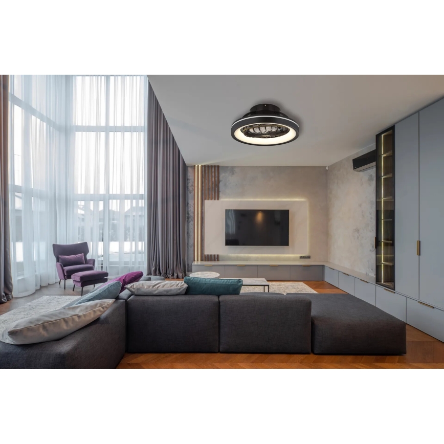 Globo - LED RGB Prigušivi stropni ventilator LED/40W/230V 2700-6500K + Daljinski upravljač