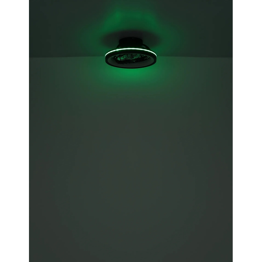Globo - LED RGB Prigušivi stropni ventilator LED/40W/230V 2700-6500K + Daljinski upravljač