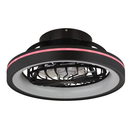 Globo - LED RGB Prigušivi stropni ventilator LED/40W/230V 2700-6500K + Daljinski upravljač