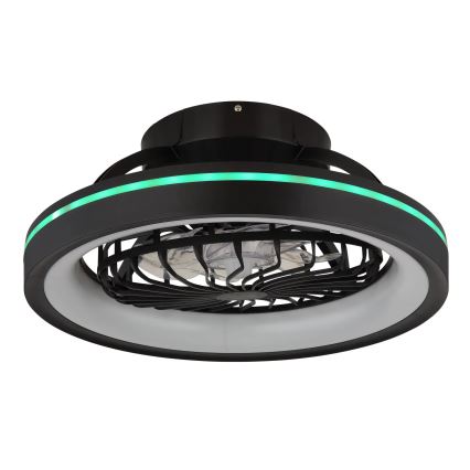 Globo - LED RGB Prigušivi stropni ventilator LED/40W/230V 2700-6500K + Daljinski upravljač