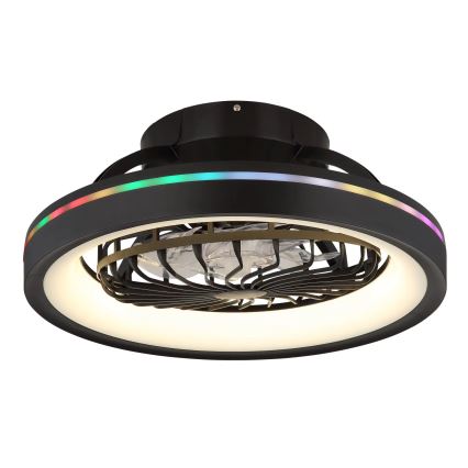 Globo - LED RGB Prigušivi stropni ventilator LED/40W/230V 2700-6500K + Daljinski upravljač