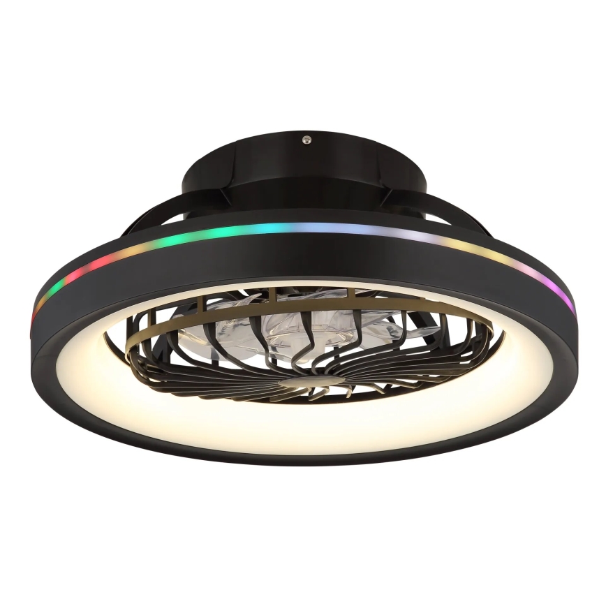 Globo - LED RGB Prigušivi stropni ventilator LED/40W/230V 2700-6500K + Daljinski upravljač