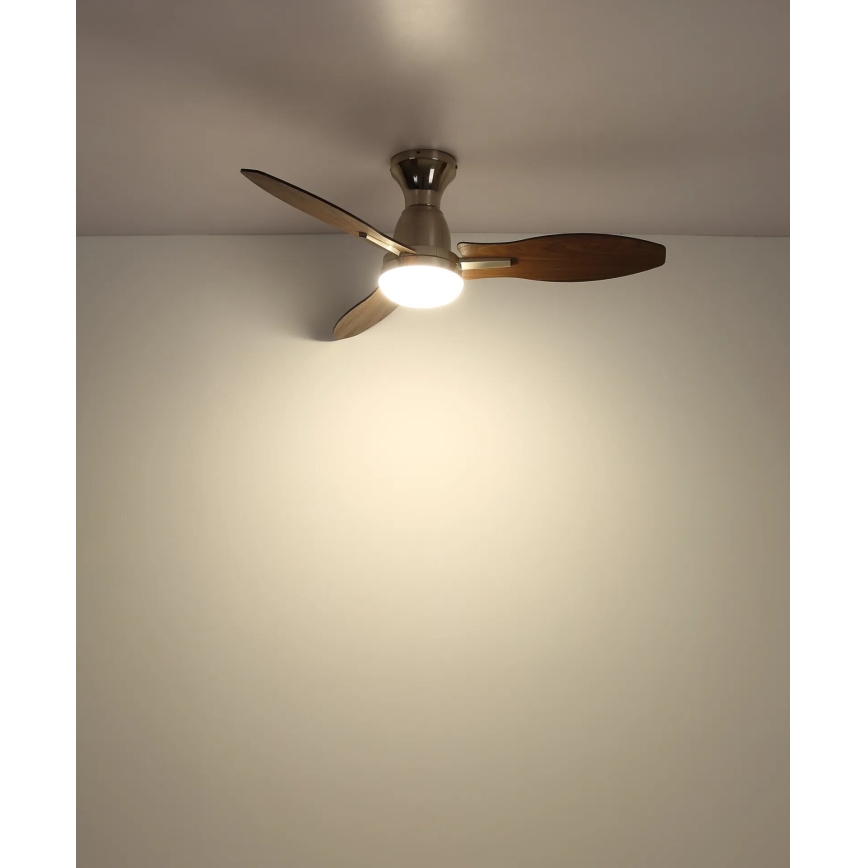 Globo - LED Prigušivi plafonski ventilator LED/22W/230V 3000/4500/6000K + Daljinski upravljač