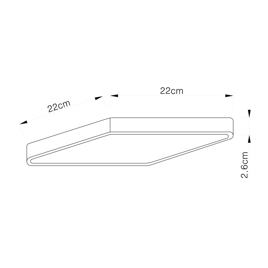 Globo - LED Prigušiva plafonjera LED/28W/230V