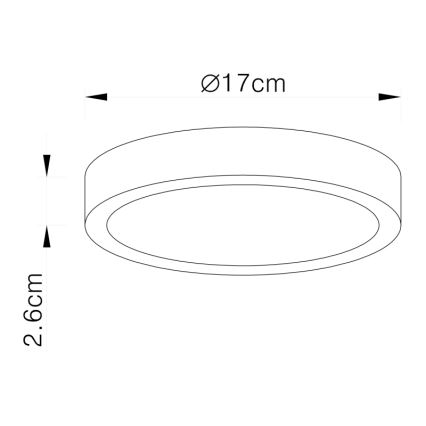 Globo - LED Plafonjera LED/22W/230V