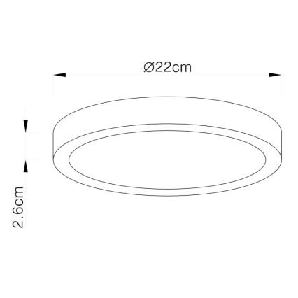 Globo - LED Plafonjera LED/28W/230V