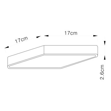 Globo 12367-22 - LED Plafonjera VITOS LED/22W/230V