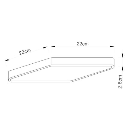 Globo - LED Plafonjera LED/28W/230V