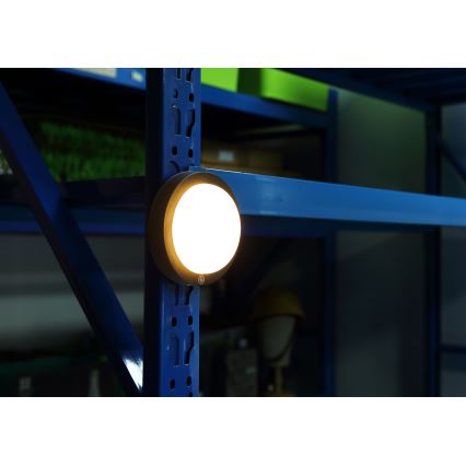 Globo - LED punjiva dodirna zidna svetiljka LED/1,2W/3,7V prečnik 15 cm 1800 mAh crna