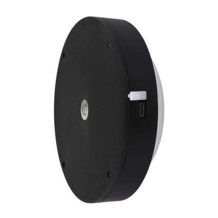 Globo - LED punjiva dodirna zidna svetiljka LED/1,2W/3,7V prečnik 15 cm 1800 mAh crna