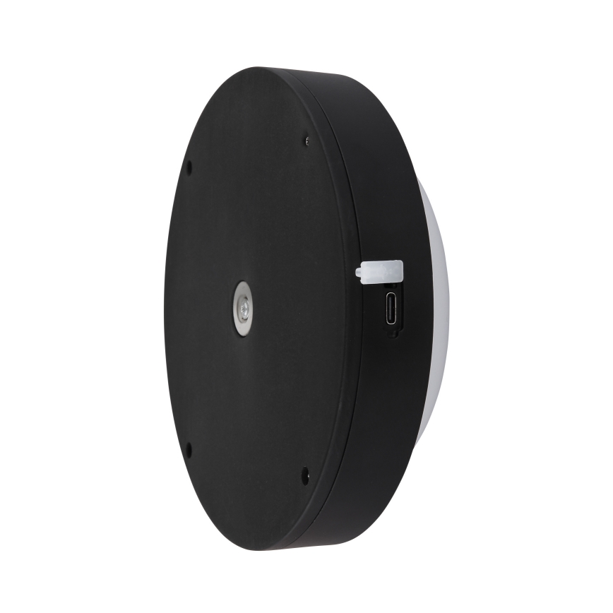 Globo - LED punjiva dodirna zidna svetiljka LED/1,2W/3,7V prečnik 15 cm 1800 mAh crna