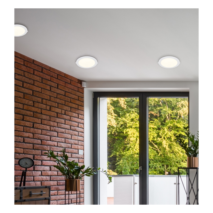 Globo - LED ugradno stropno svetlo LED/18W/230V 4000K prečnik 22,4 cm