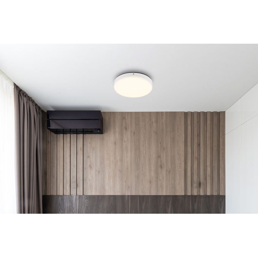 Globo - LED Plafonjera LED/12W/230V 4000K pr. 22 cm bela
