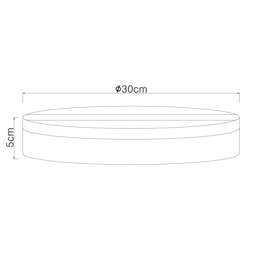 Globo - LED Plafonjera LED/18W/230V 4000K pr. 30 cm bela