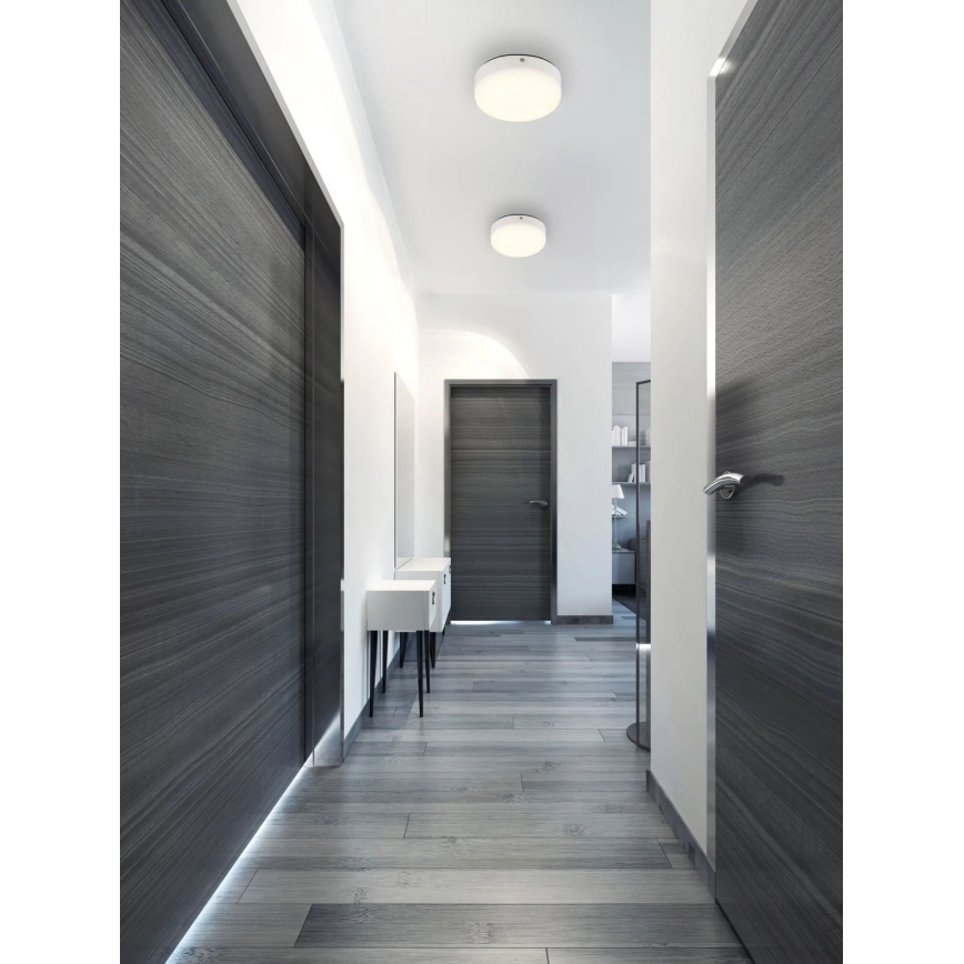 Globo - LED Plafonjera LED/8W/230V 4000K pr. 12 cm bela