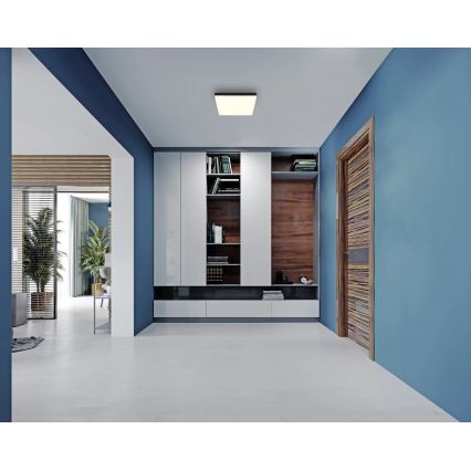 Globo - LED Plafonjera LED/18W/230V 4000K 30x30 cm crno