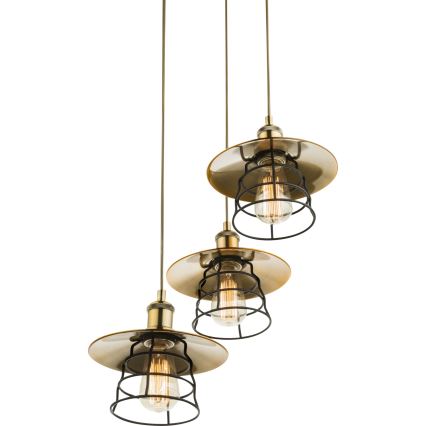 Globo - Luster na sajli 3xE27/60W/230V