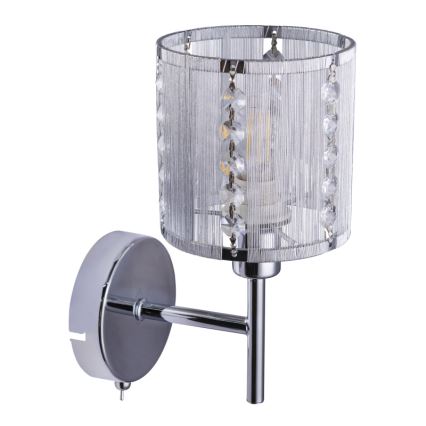 Globo - Zidna lampa 1xE14/40W/230V mat krom