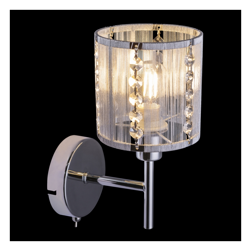 Globo - Zidna lampa 1xE14/40W/230V mat krom