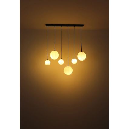 Globo - Luster na sajli 3xE27/9W/230V + 3xG9/5W