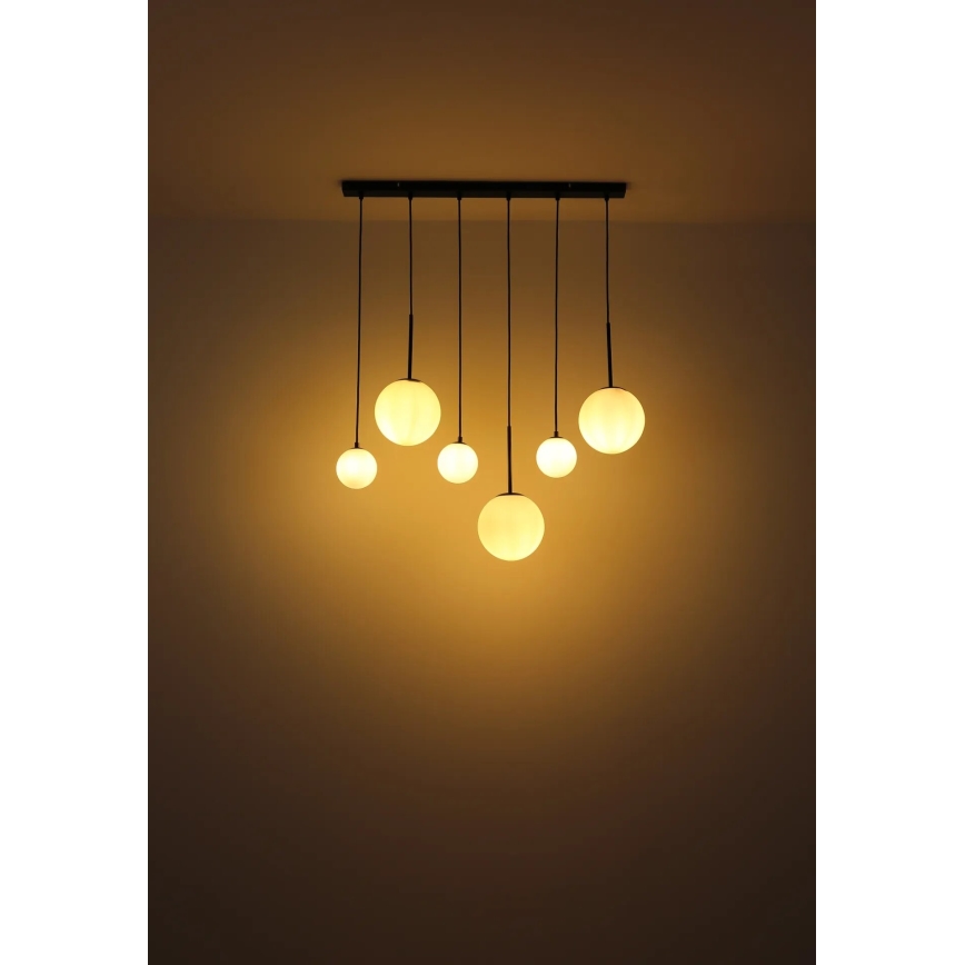 Globo - Luster na sajli 3xE27/9W/230V + 3xG9/5W