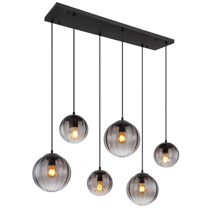 Globo - Luster na sajli 6xE27/60W/230V