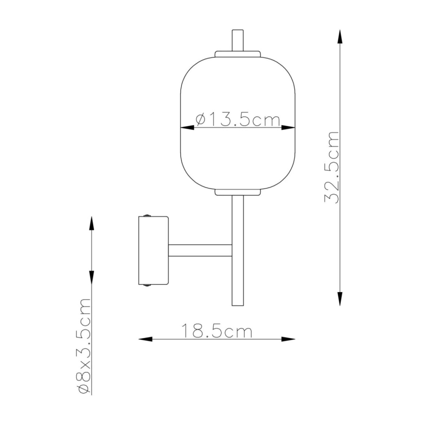 Globo - LED Zidna lampa LED/7W/230V