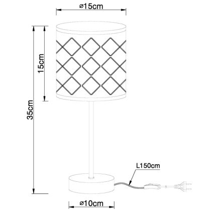 Globo - Stona lampa 1xE14/40W/230V