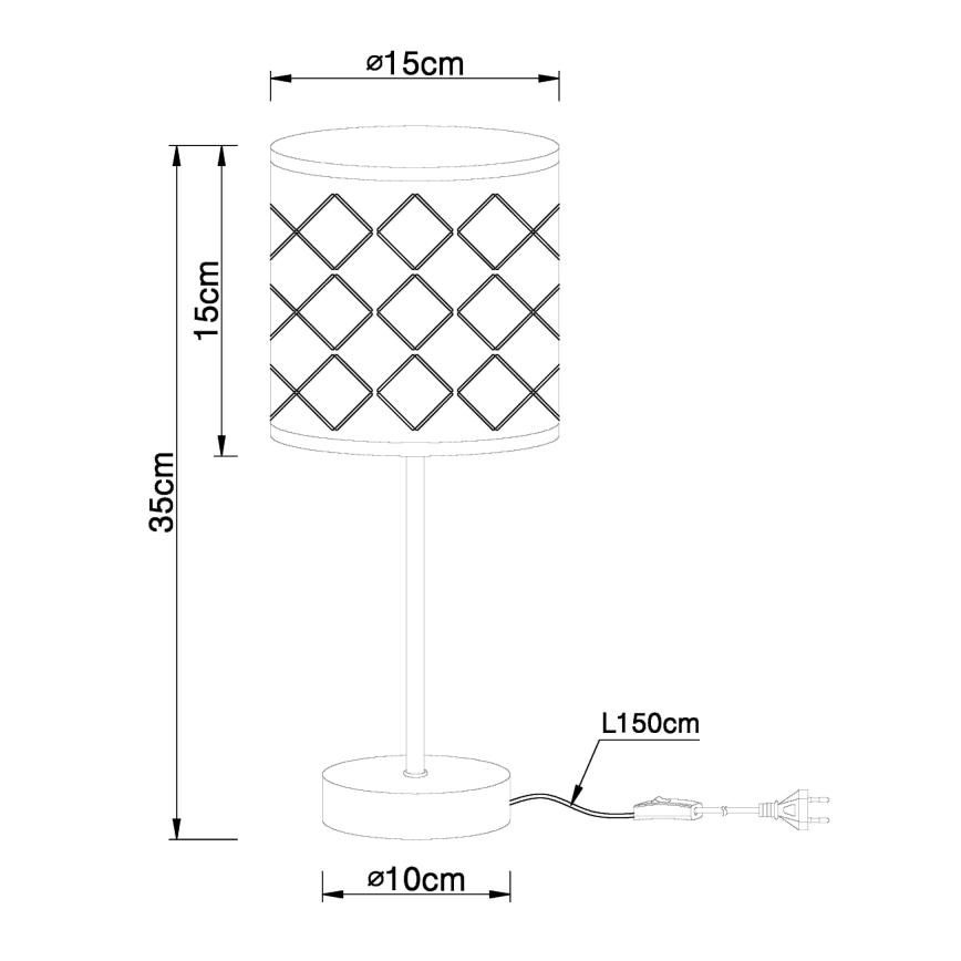 Globo - Stona lampa 1xE14/40W/230V