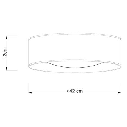 Globo 15229D7 - LED Plafonjera CLARKE LED/18W/230V