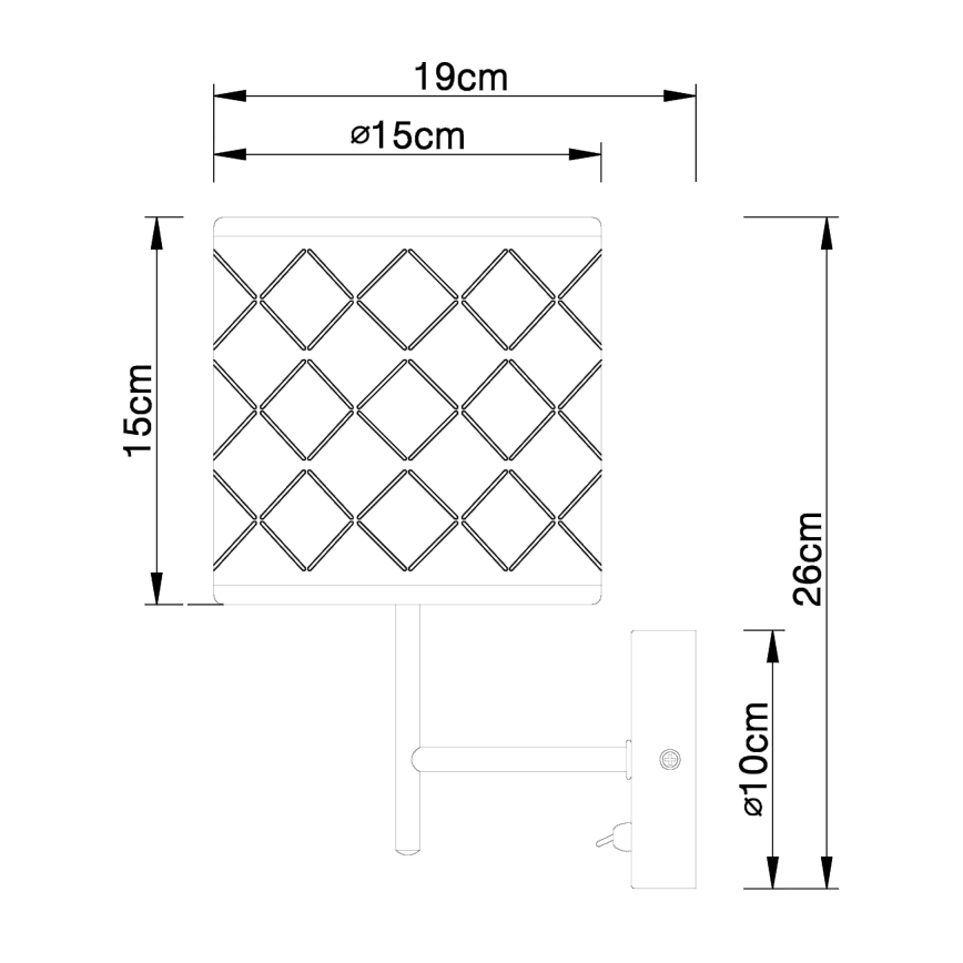 Globo - Zidna lampa 1xE14/40W/230V