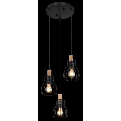 Globo - Luster na sajli 3xE27/40W/230V