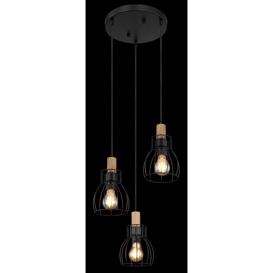 Globo - Luster na sajli 3xE27/40W/230V