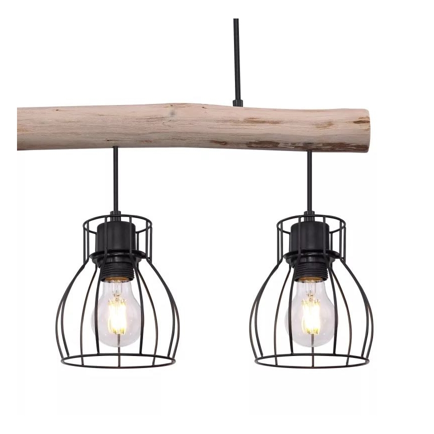 Globo 15326-3N - Luster na sajli MINA 3xE27/40W/230V