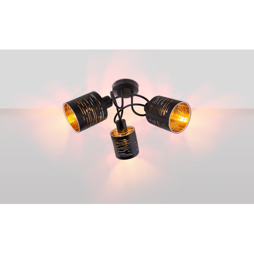 Globo 15342-3D - Nadgradni luster TUNNO 3xE14/15W/230V