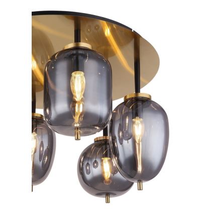 Globo - Nadgradni luster 6xE14/40W/230V mesing