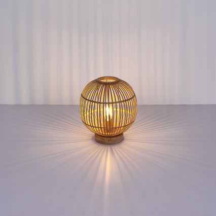 Globo - Stona lampa 1xE27/60W230V bambus