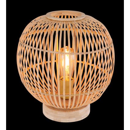 Globo - Stona lampa 1xE27/60W230V bambus