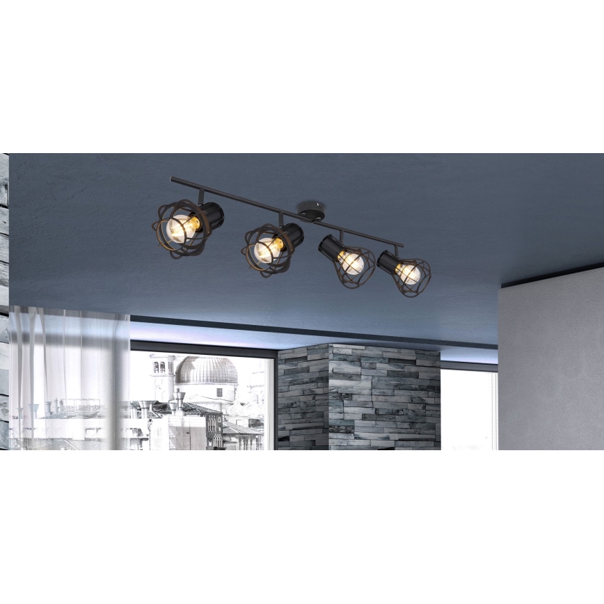 Globo - Reflektorska lampa 4xE27/40W/230V