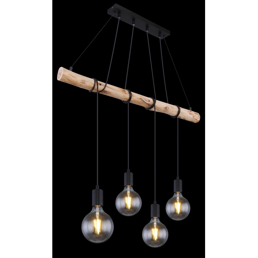 Globo - Luster na sajli 4xE27/60W/230V