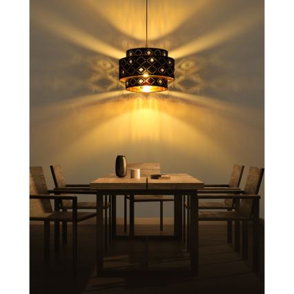 Globo 15448H1 - Luster na sajli ABBEY 1xE27/60W/230V