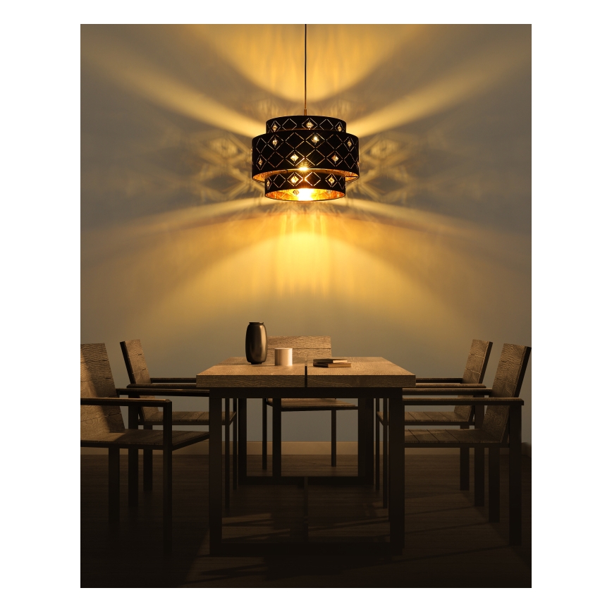 Globo 15448H1 - Luster na sajli ABBEY 1xE27/60W/230V