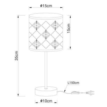 Globo - Stona lampa 1xE14/40W/230V