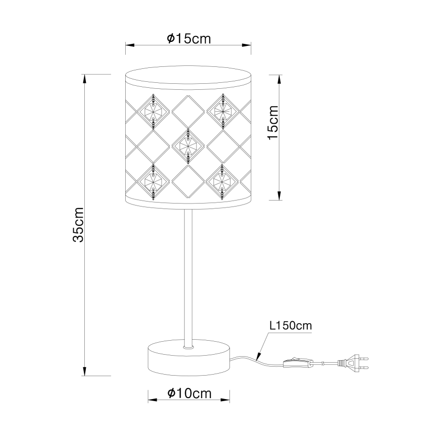 Globo - Stona lampa 1xE14/40W/230V