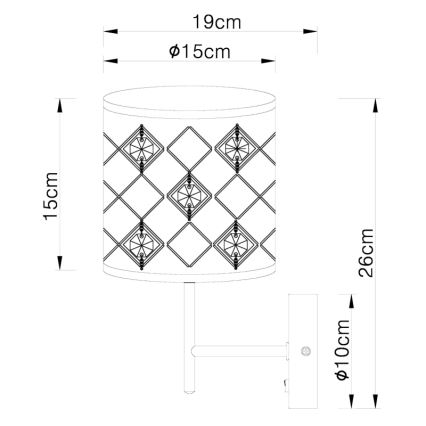 Globo - Zidna lampa 1xE14/40W/230V