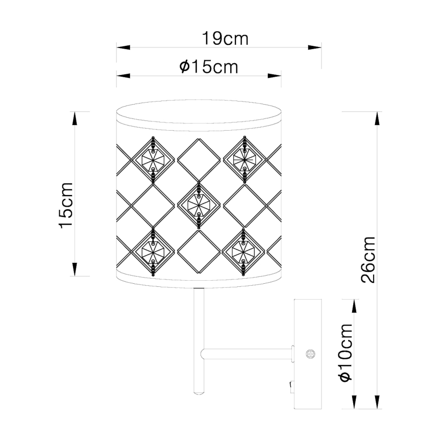 Globo - Zidna lampa 1xE14/40W/230V